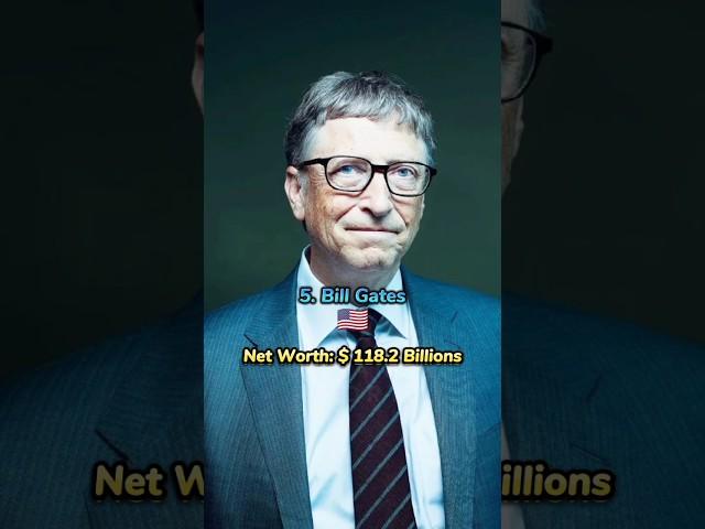Top 10 Richest People In The World  #shorts