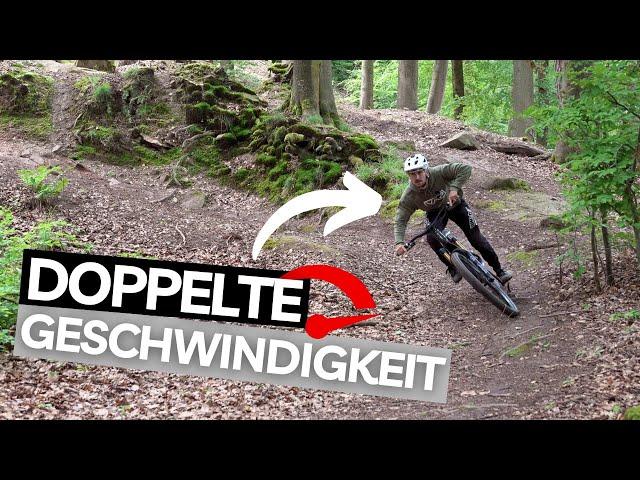 Mit dieser MTB Fahrtechnik fährst Du Kurven DOPPELT SO SCHNELL!