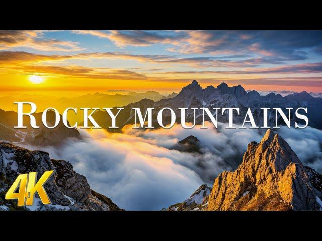 Rocky Mountains (4K UHD) Amazing Beautiful Nature Scenery - Travel Nature | 4K Planet Earth