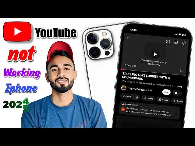 something went wrong tap to retry youtube iphone 2025 | YouTube not working in iPhone 2025