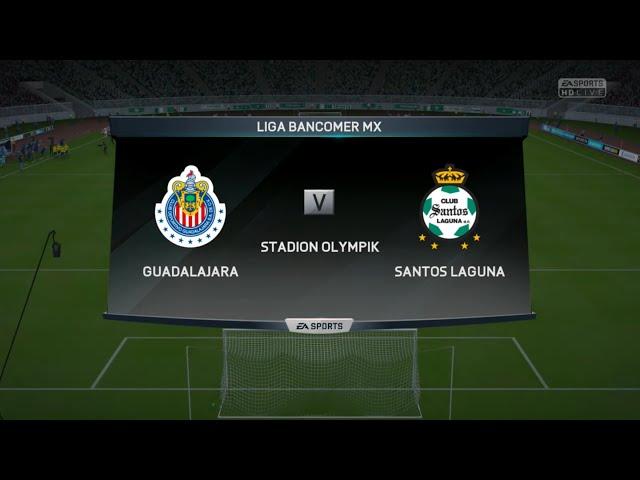 FIFA 16 (PS5) Gameplay - Guadalajara vs Santos Laguna