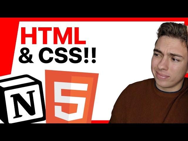   EXPORTAR Páginas en HTML y CSS en Notion??? (tienes que hacerlo)