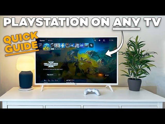 HOW TO play PS4 / PS5 on ANY TV. Playstation. Step by step guide