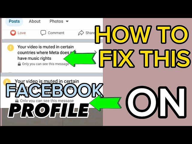 PAANO TANGGALIN ANG YOUR VIDEO IS MUTED IN CERTAIN COUNTRIES WHERE META DOES NOT HAVE MUSIC RIGHTS.