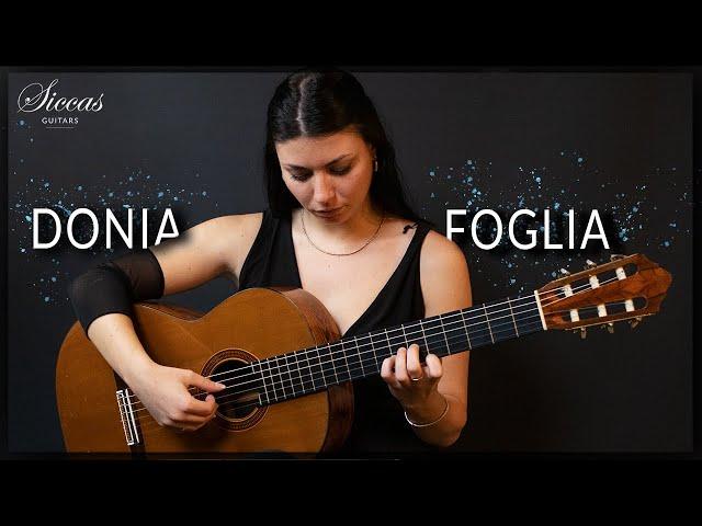 DONIA FOGLIA - Classical Guitar Concert | Bach, Torroba, Podera, Birtwistle - Siccas Guitars