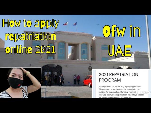 HOW TO APPLY REPATRiATION ONLiNE iN UAE 2021 | Madzvlog