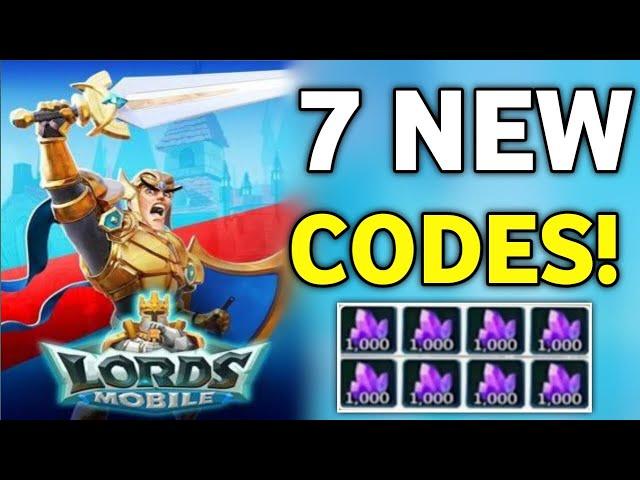 ️ September Update ️ Lords Mobile Codes 2024 - Lords Mobile Redeem Codes 2024