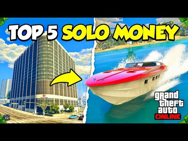 TOP 5 BEST SOLO Ways to Make Millions in GTA 5 Online! 2025