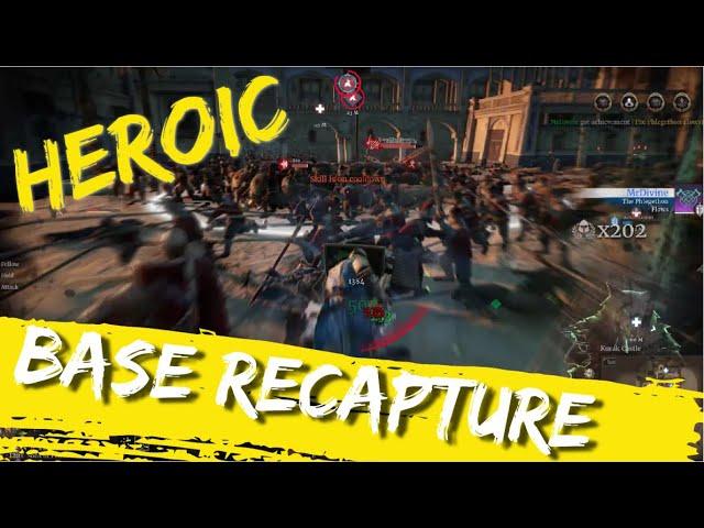 Heroic Base Recapture | Conqueror's Blade #Shorts