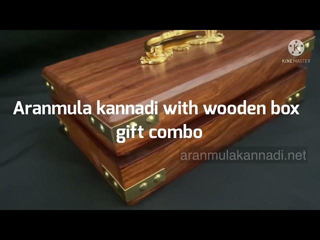 The best gift idea from kerala - Aranmula kannadi with kerala style wooden box!!!