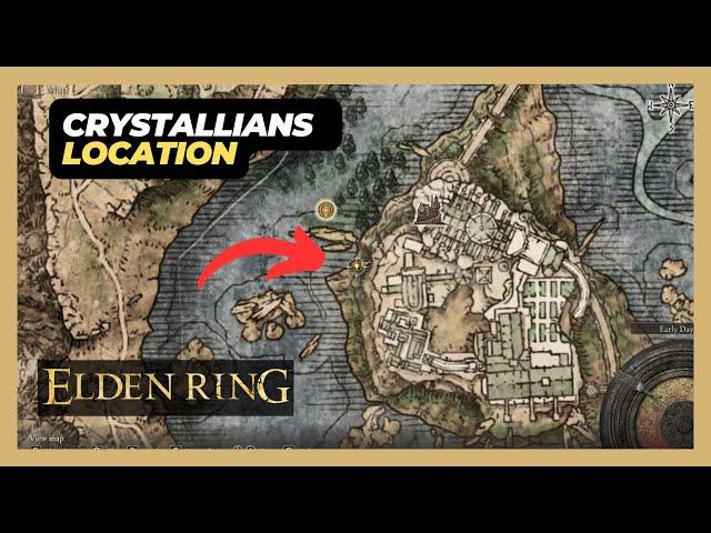 Crystallians (Liurnia Raya Lucaria Crystal Tunnel) Boss Location - Elden Ring