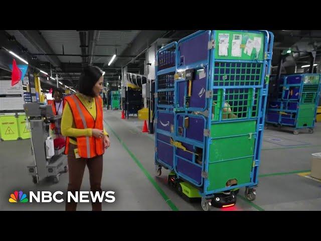 Amazon's new robotic fulfillment center streamlines the delivery process