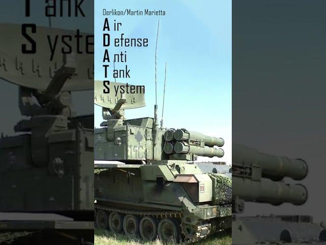 ADATS, Canada's last land-based air-defense system #shorts