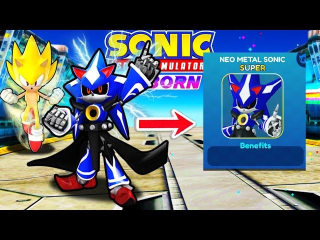 Unlock Neo Metal Sonic & Super Sonic Is BACK! (Sonic Speed Simulator)