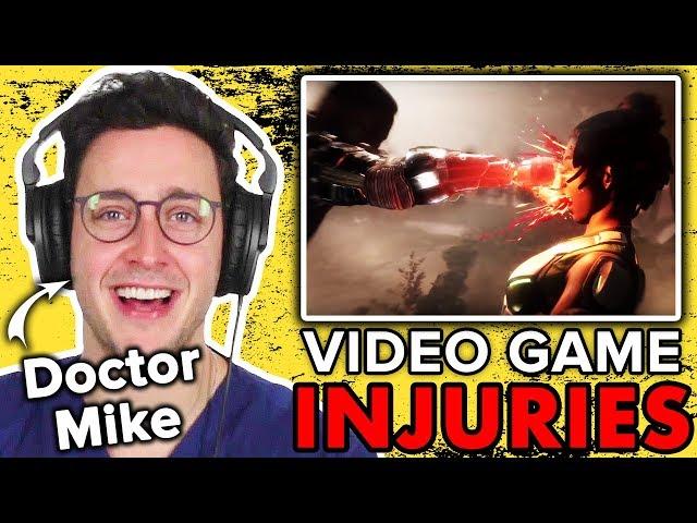 Real Doctor Evaluates Injuries In Video Games Ft. Doctor Mike