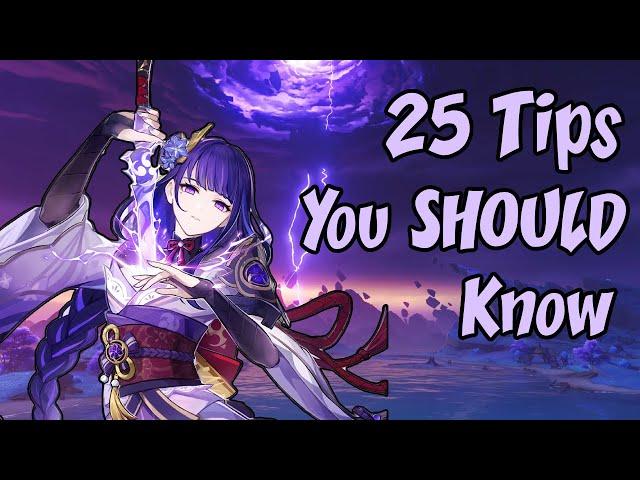 25 Tips Every Genshin Impact Player Should Know