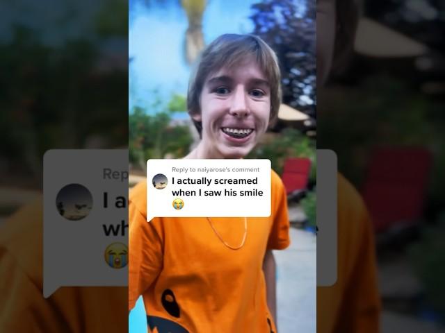 I actually screamed when I saw his smile  Lil Maceee