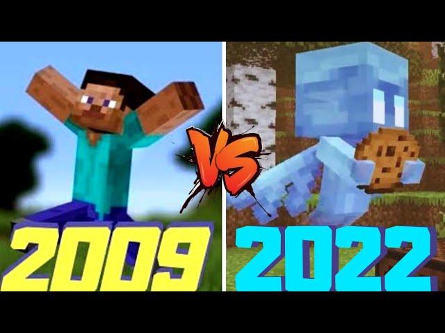 Evolution of Minecraft update (2009-2022) trailers