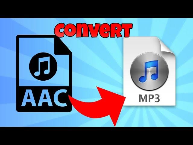 how to convert aac to mp3