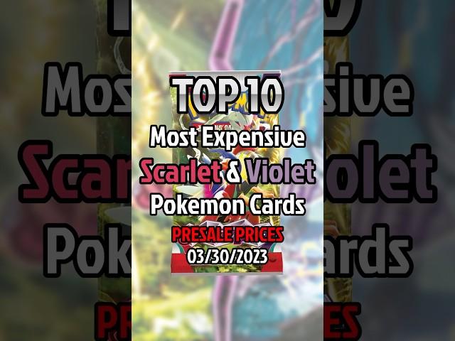 Top 10 Pokemon Scarlet & Violet cards #shorts #pokemon