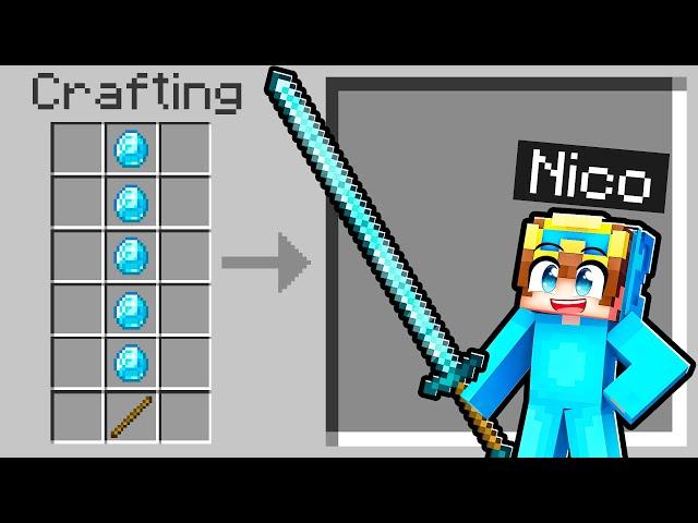 Minecraft But Crafts Get LOOONGEER…