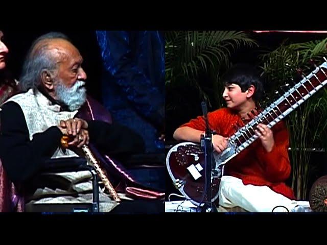 Legend Ravi Shankar Introduces Youngest Disciple Rishab Rikhiram Sharma