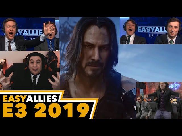 Cyberpunk 2077 w/ Keanu Reeves - Easy Allies Reactions - E3 2019