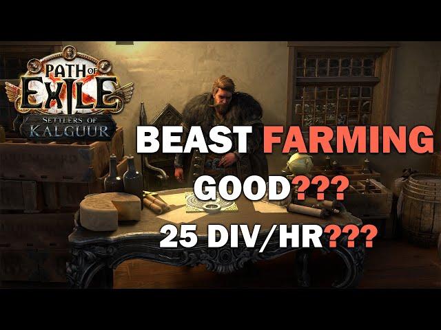 Poe 3 25 - Farming beast is surprisingly good!