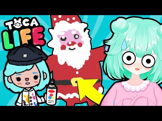 САНТА в Тока Лайф Ворлд! Идеи для Картин в Toca Life World - ТОКА БОКА