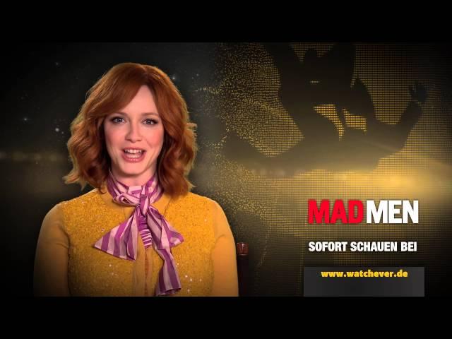 WATCHEVER - Grüße von Joan Harris (Christina Hendricks) aus Mad Men