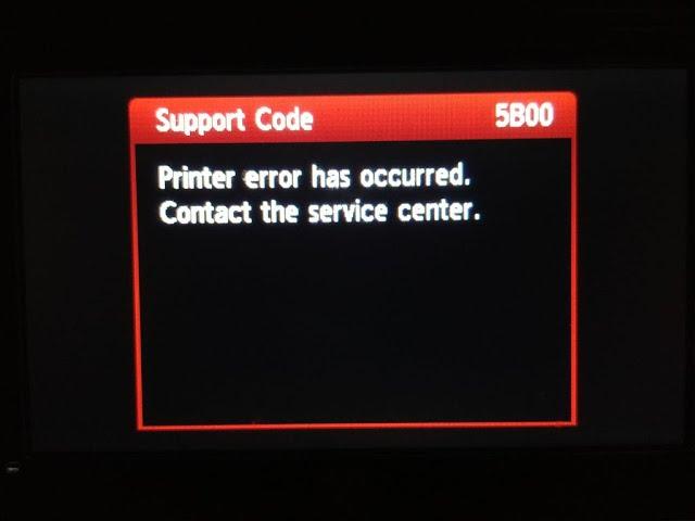 Reset Canon + Service mode G6010 G6020 G6030 G6040 G6050 G6060 G6070 G6090 support Error 5B00