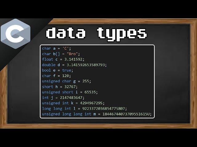 C data types 