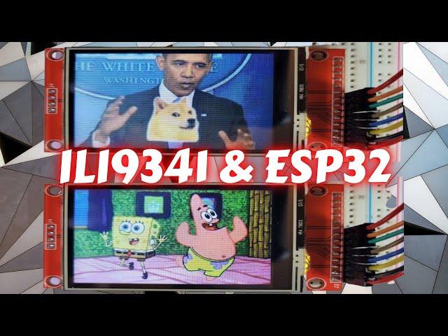 Simple ILI9341 LCD Display With ESP32 Dev Module Step By Step