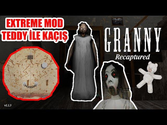 GRANNY RECAPTURED EXTREME MOD TEDDY İLE KANALİZASYON KAÇIŞ! SLENDRİNA AÇILIŞI