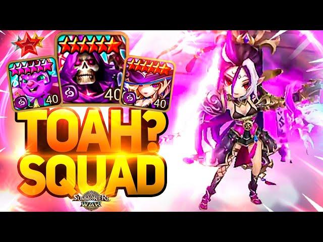 He DESTROYS LEGEND PLAYER with THIS DARK DOT SQUAD - Summoners War