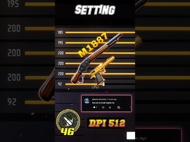 Free Fire Headshot setting 2024  Best Sensitivity Settings ️| Sensitivity + Hud Settings Free Fire