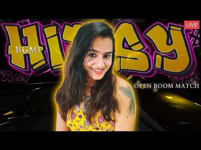 BGMI ROOM Live | BGMI Live TAMIL GIRL GAMER with FACECAM | Pubg Live Tamil || THE HIPSY