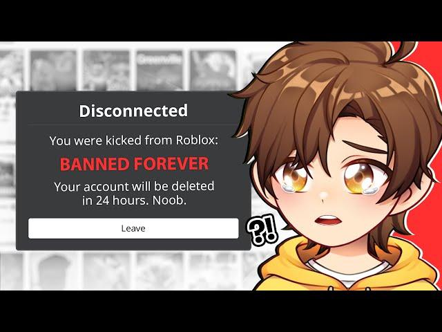 i got BANNED on Roblox...