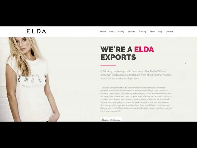 Sparkout Tech - Dynamic website designing - Elda Exports