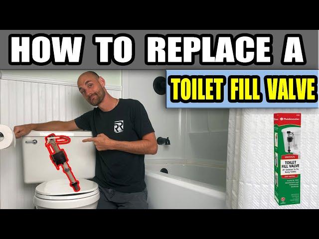 Toilet Valve Replacement - How to Replace Toilet Fill Valve