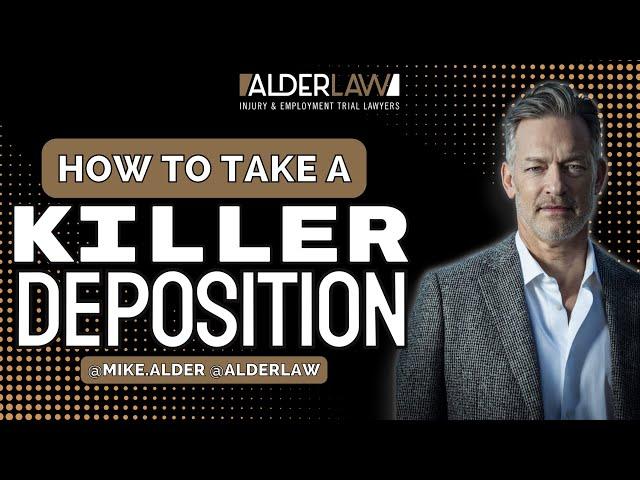 How To Take a Deposition — Best Practices | AlderTalk - How To Take A Deposition