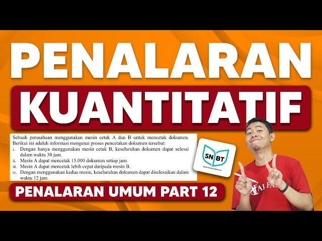 PENALARAN UMUM UTBK 2024  - PENALARAN KUANTITATIF