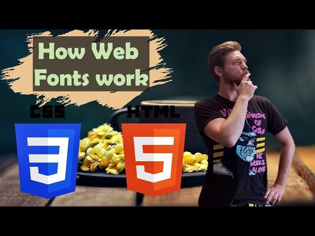 Lesson 46. How Web Fonts work. HTML for beginners