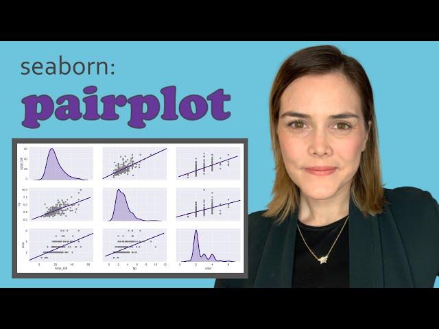 Seaborn pairplot | How to make a pairplot in Python and the Seaborn pairplot interpretation