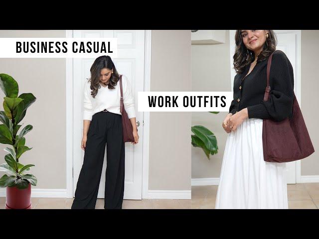 5 Easy but Unique Winter Outfits | Office / Workwear Lookbook 2024