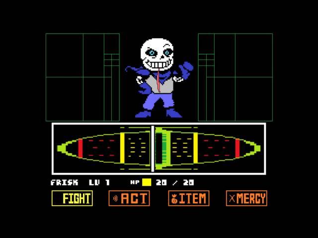 Unitale Underswap Sans戦(undertale fangame)