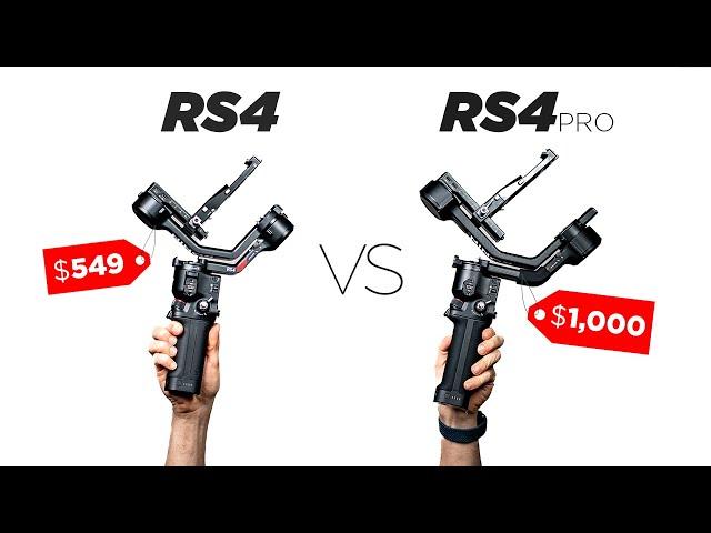 DJI RS4 vs RS4 PRO | Which GIMBAL Should You Buy?