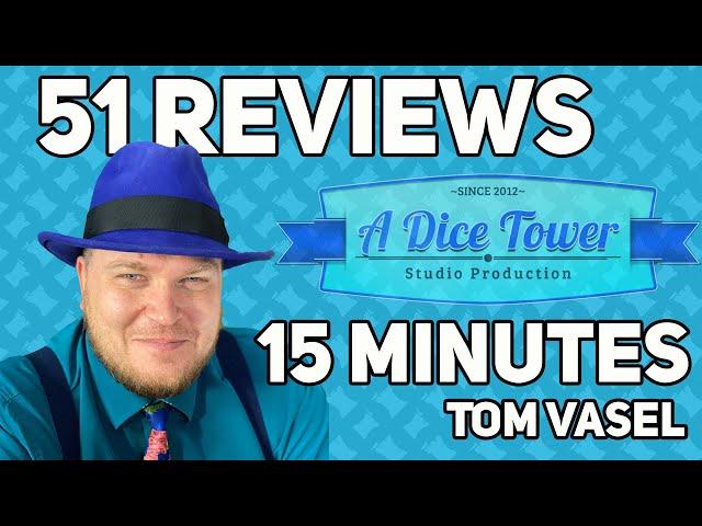 51 Reviews in 15 Minutes - with Tom Vasel