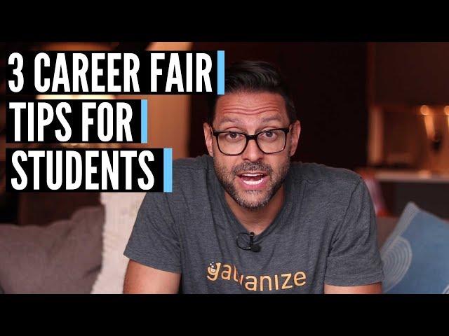 Career Fair Tips for Students - 3 Tips (2018)