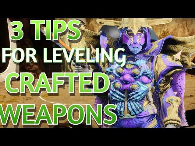 How To Level Crafted Weapons Quickly | Destiny 2 |